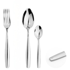 Fork Spoon Sets Stainless Steel Flatware Anydate Free Gift