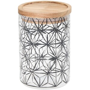 Glass Canister with Acacia Lid