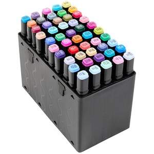 Pack of 50 Dual Tip Aqua Markers