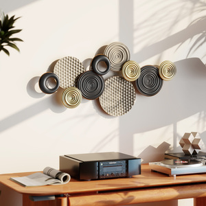 HOMCOM Large Metal Wall Art