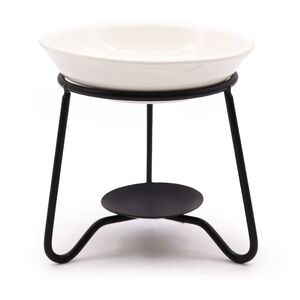 Ceramic and Metal Simple Stand Oil Burner