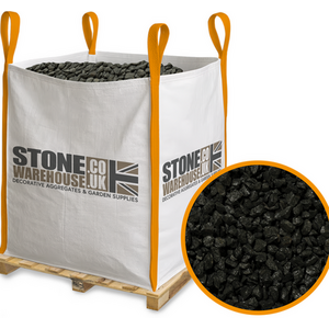 Stone Warehouse Black Basalt Gravel 20mm Bulk Bag 800kg