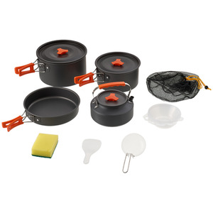 Breeins Portable Camping Cooking Set for Outdoor Use