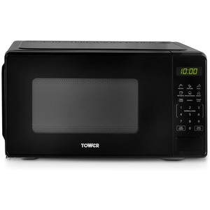 20L 800W Microwave Digital Solo Black