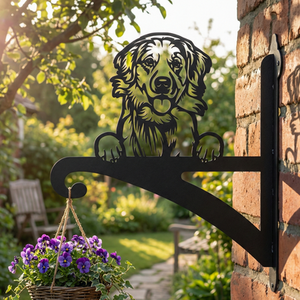 Golden Retriever Hanging Basket Bracket