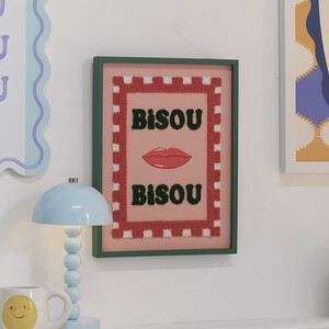 Bisou Tufted Framed Wall Art