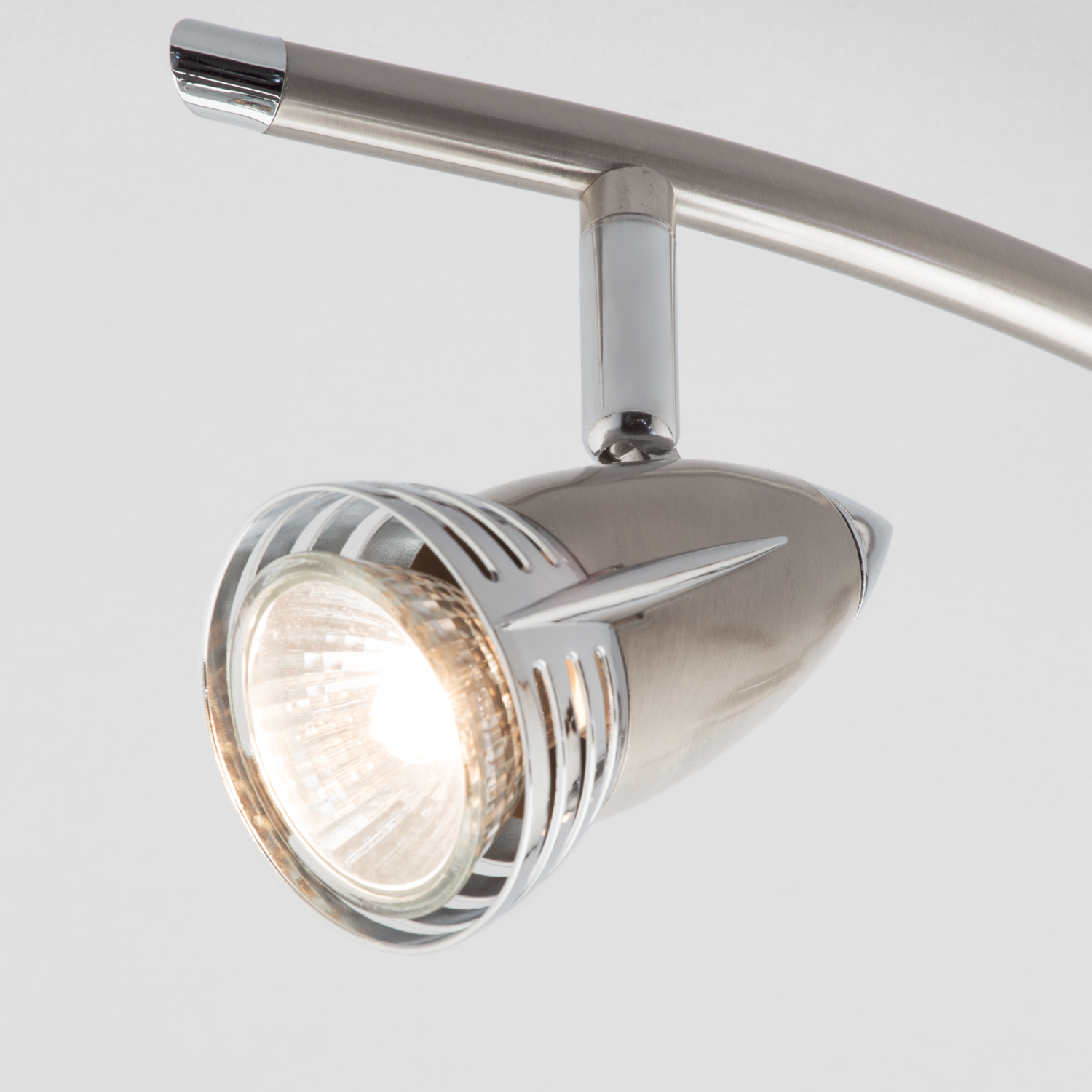 Gemini 4 Light Ceiling Spotlight Bar - Nickel