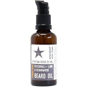 Spartan Hero Beard Oil Natural Patchouli Lime Cedarwood