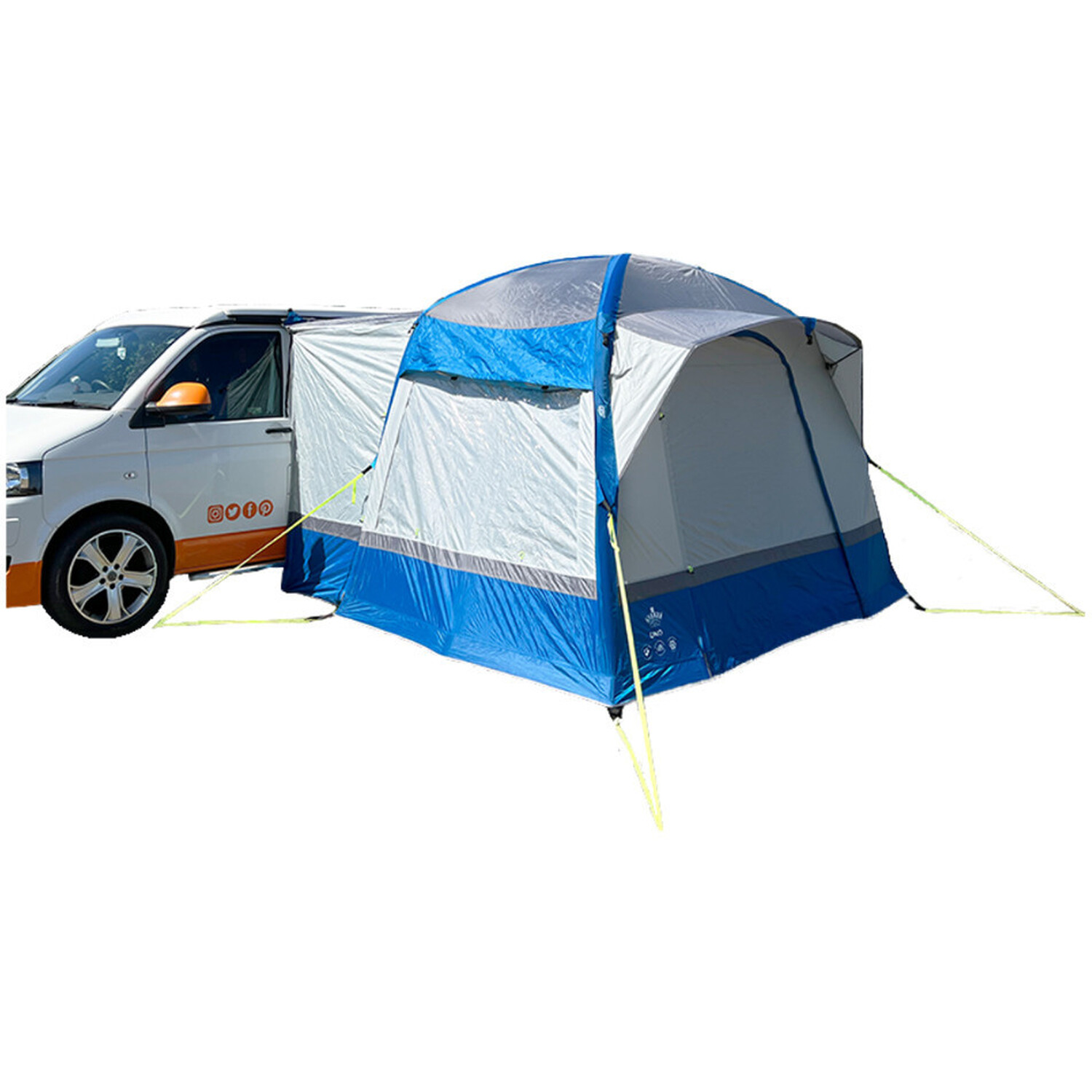 OLPRO Uno Breeze v2 Campervan Awning Blue Grey - Blue/Grey / BLUE