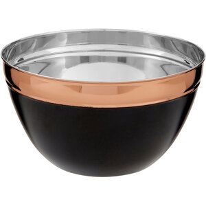 Prescott Large Black and Copper Mixing Bowl