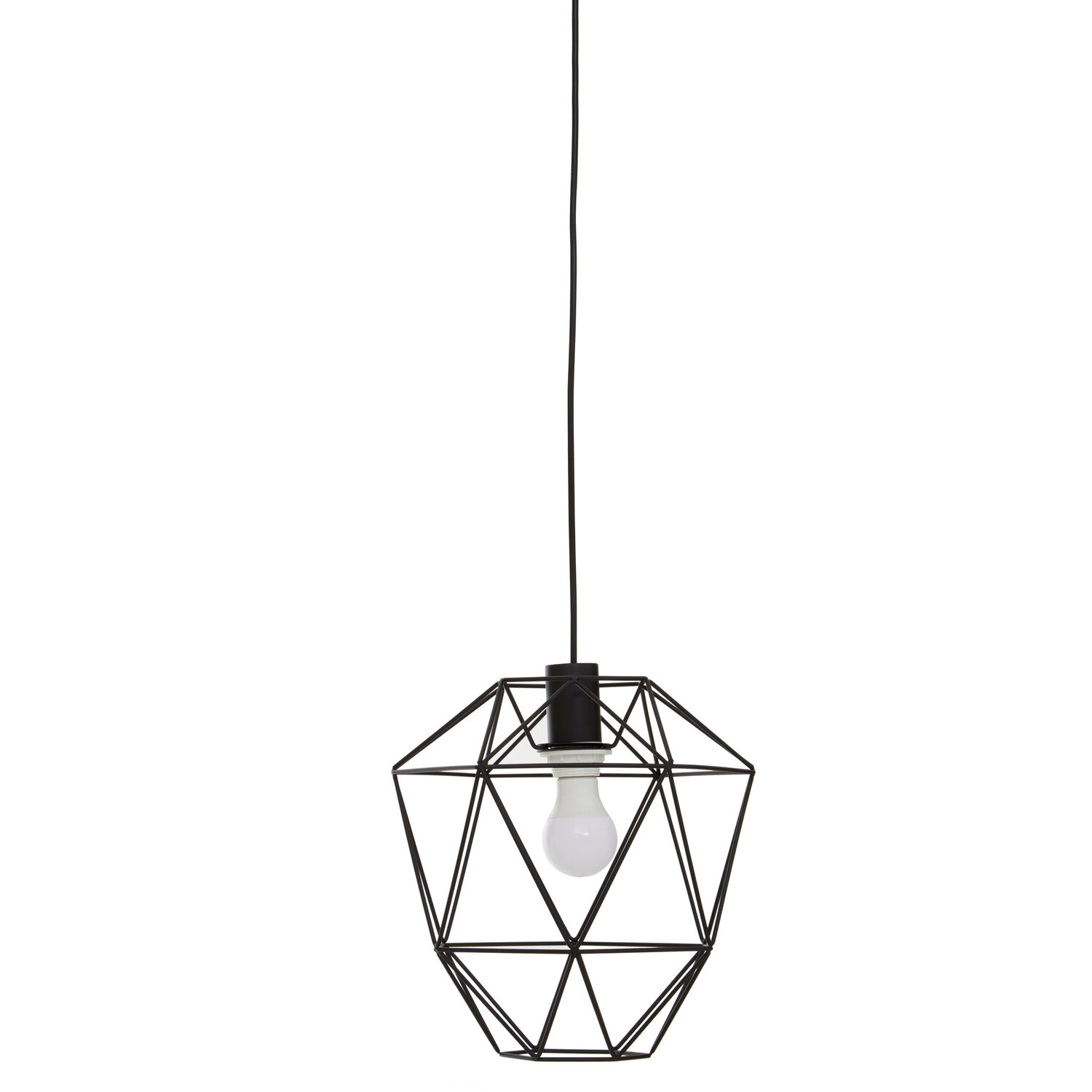 Wyra Black Pendant Light - Black