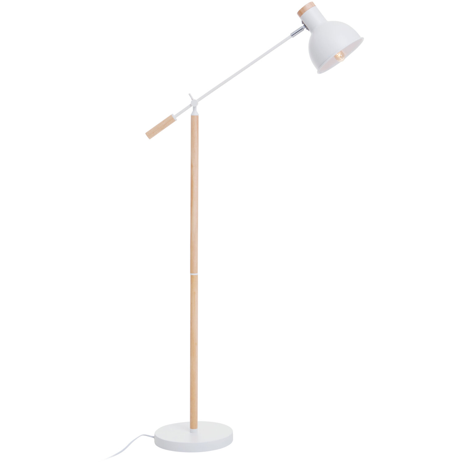Stockholm Matte White Floor Lamp - White