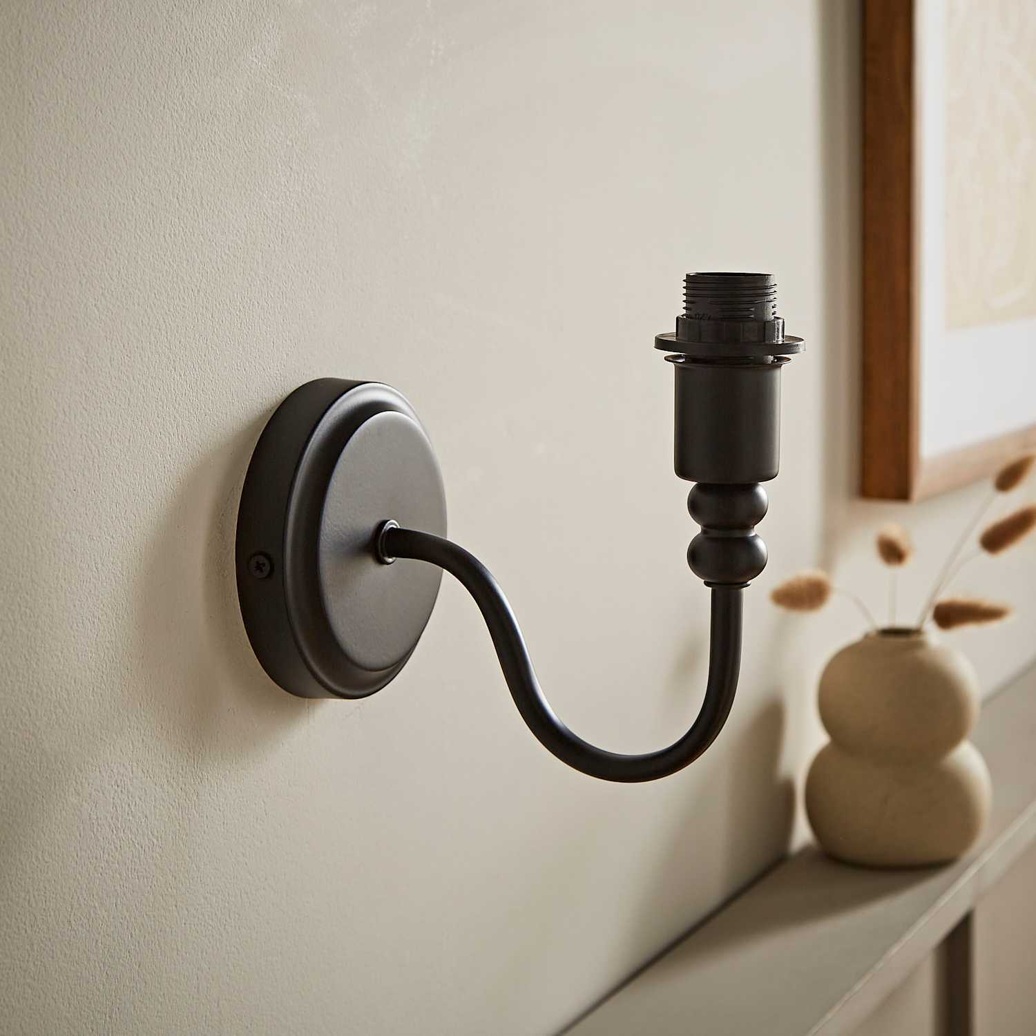 Valuelights Binky Rechargeable Wall Light Base - Black / 3W