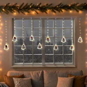 135 LED Christmas Character Curtain Light