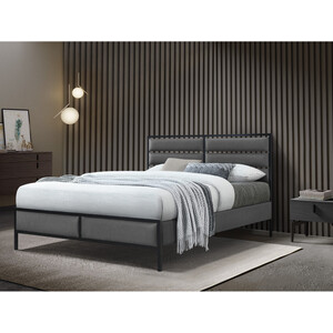 Venice Dark Grey Bed Frame - Kingsize