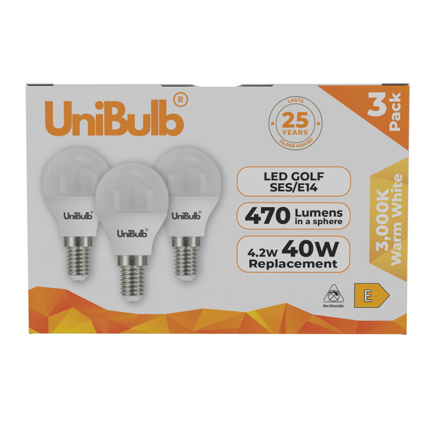 Image of UniBulb LED Golf Ball E14 470lm&hellip;