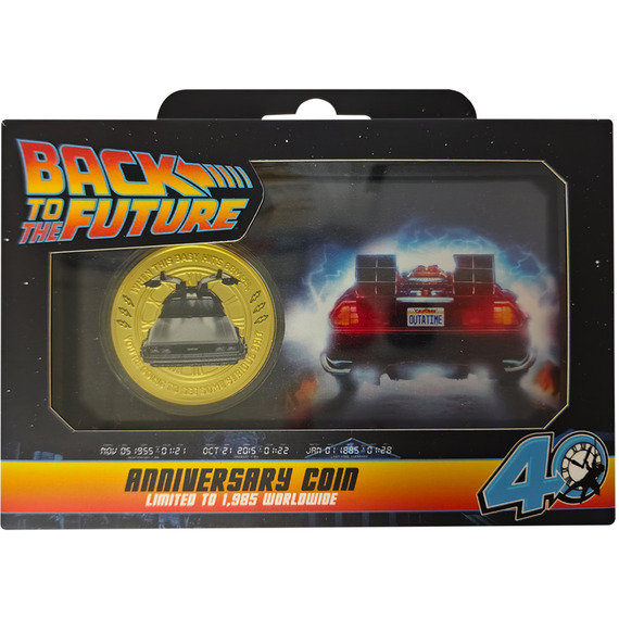 Back to the Future 40th Anniversary Presentation Coin