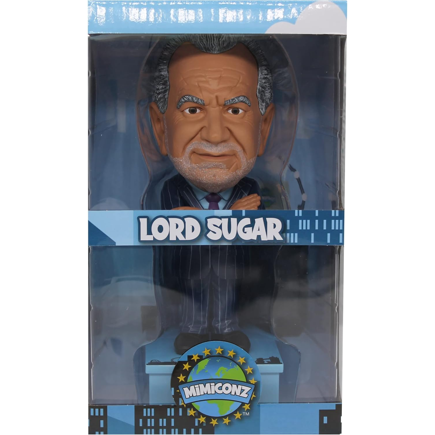 MimiConz Lord Alan Sugar 20cm PVC Figure - Blue
