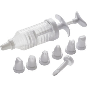Hallie White And Clear Pp Cake Decorating Set