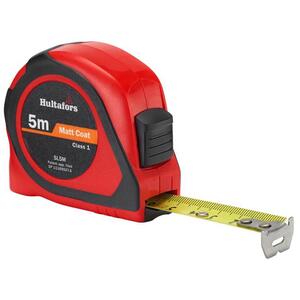 Hultafors SL5M Short Steel Tape 5m (Width 19mm) (Metric only)