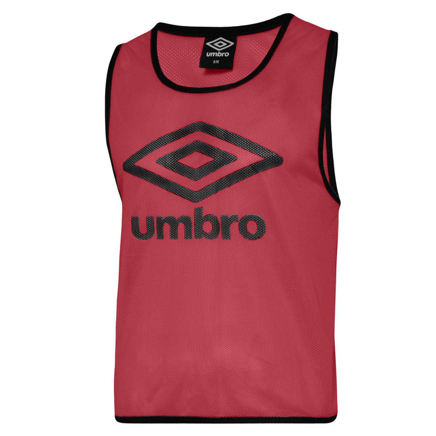 Umbro Childrens/Kids Training Bib A - Vermillion/Black