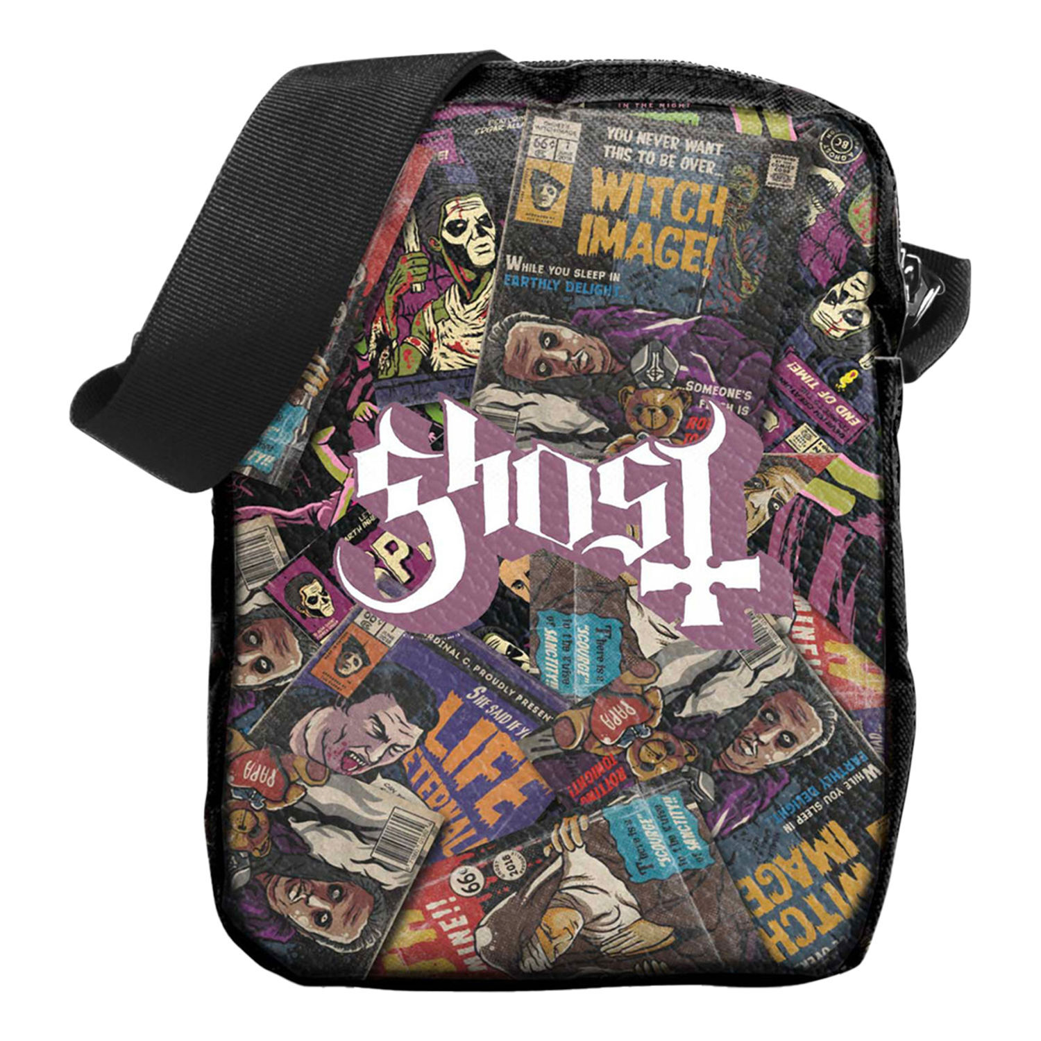 Ghost Magazines Logo Crossbody Bag - Multicoloured
