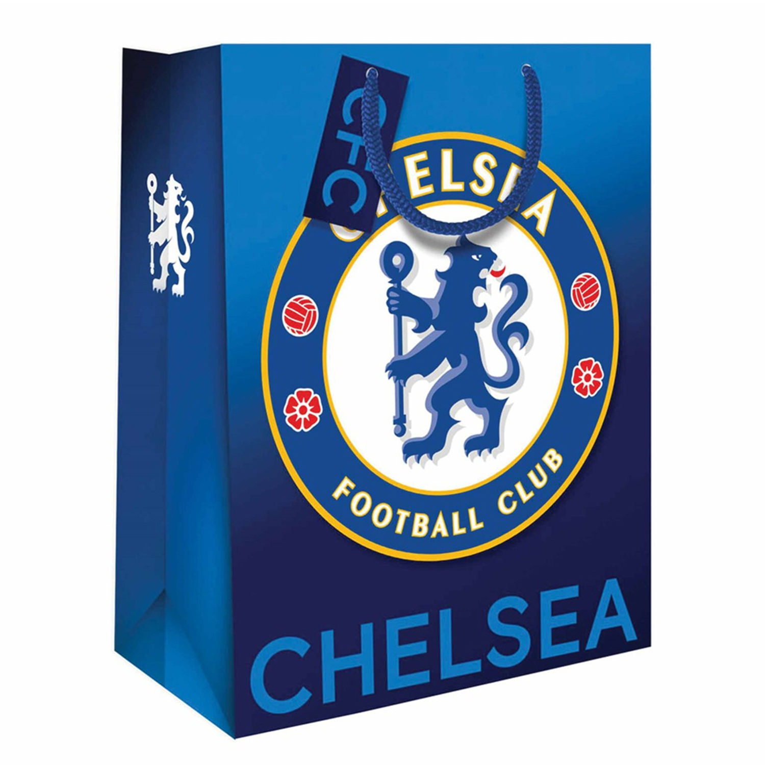 Chelsea Fc Gift Bag - Blue/White/Yellow