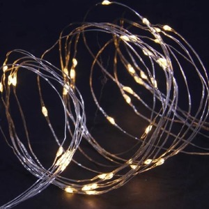 100 Solar Warm White Copper Wire Multifunction Lights