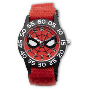 Marvel Kid's Spider-Man Velcro Strap Watch