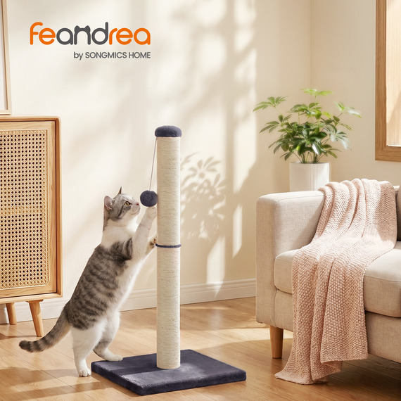 Feandrea Cat Scratching Post, Heavy Base and Dangling Toy