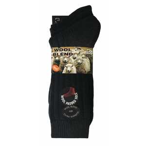 Mens Winter Warm Wool Blend Hiking Boots Socks
