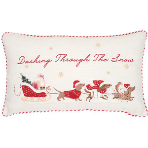 Dashing Through the Snow Cushion