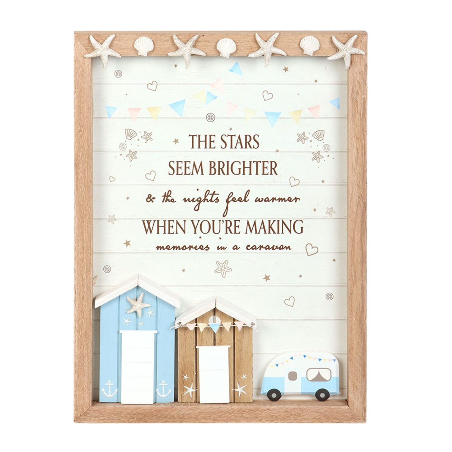  - Something Different The Stars Seem Brighter Caravan Plaque Multicoloured (One Size) - Image 3