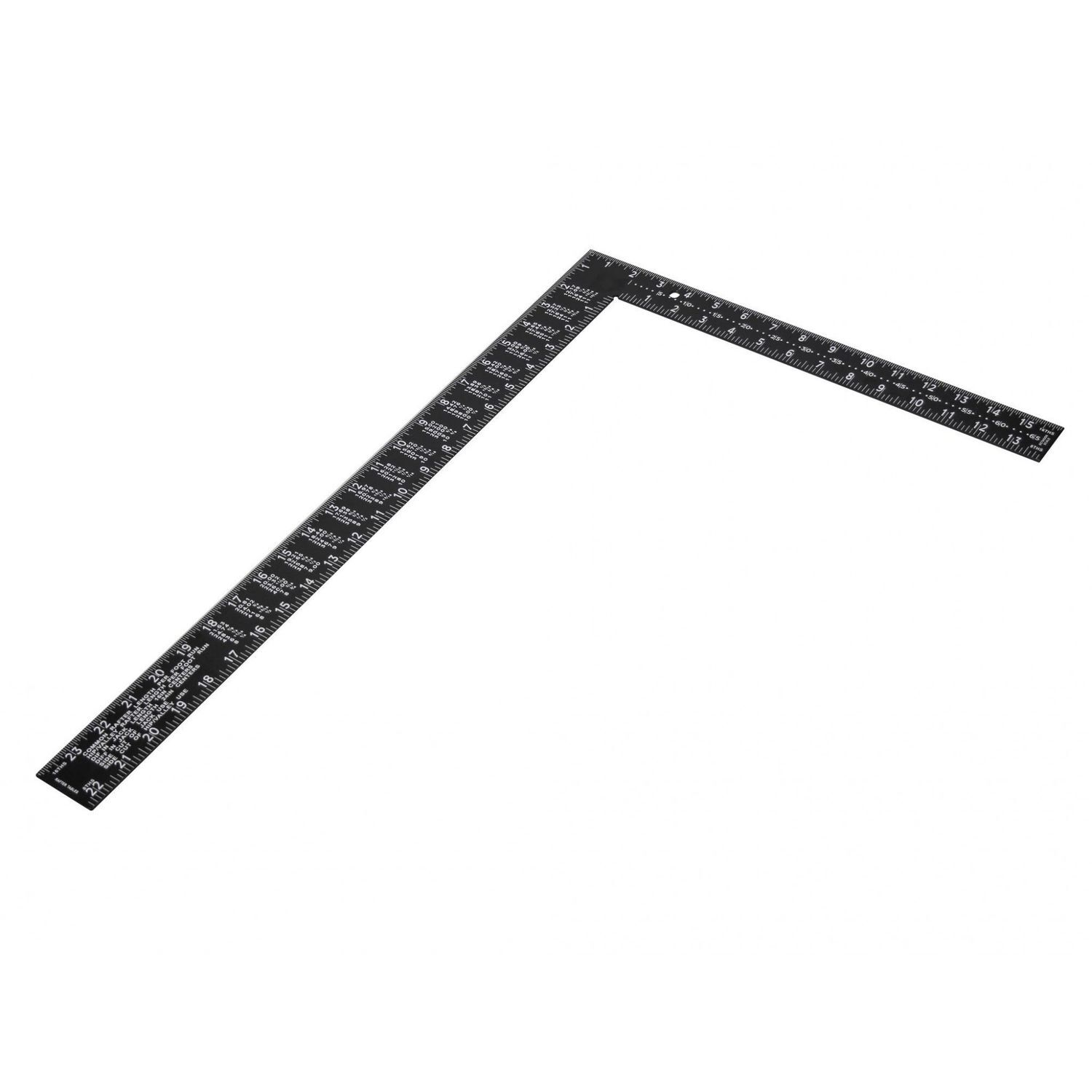 Faithfull Black Steel Roofing Square - Multi Colour