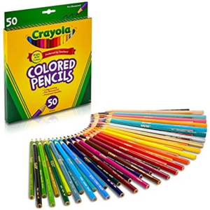 Crayola Coloured Pencils 50 Count