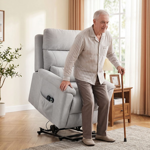 HOMCOM Power Lift Recliner Lift Chair with Massage and Heat