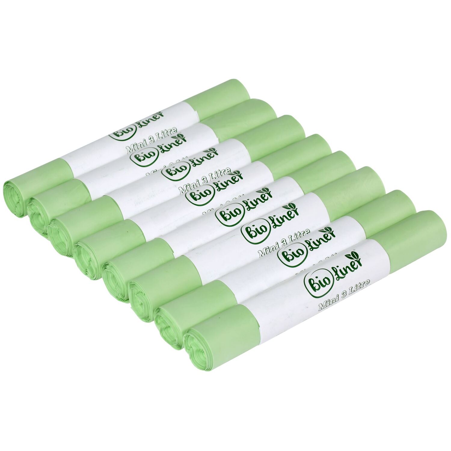 200 x Mini 3L Compostable Caddy Bags – Small Kitchen Food Waste Bins - Image 4