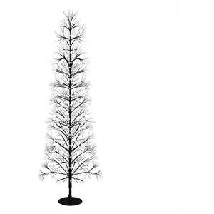 Pegdev Pre Lit Tree 3000 Warm White Micro LEDs Black 1.8m
