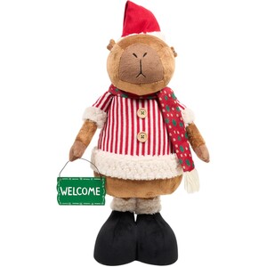 Extendable Christmas Capybara Decoration