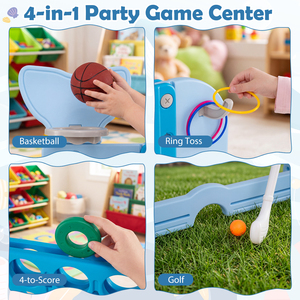 Jumbo Connect Four Game with with Cups Holders Indoor Outdoor-Blue