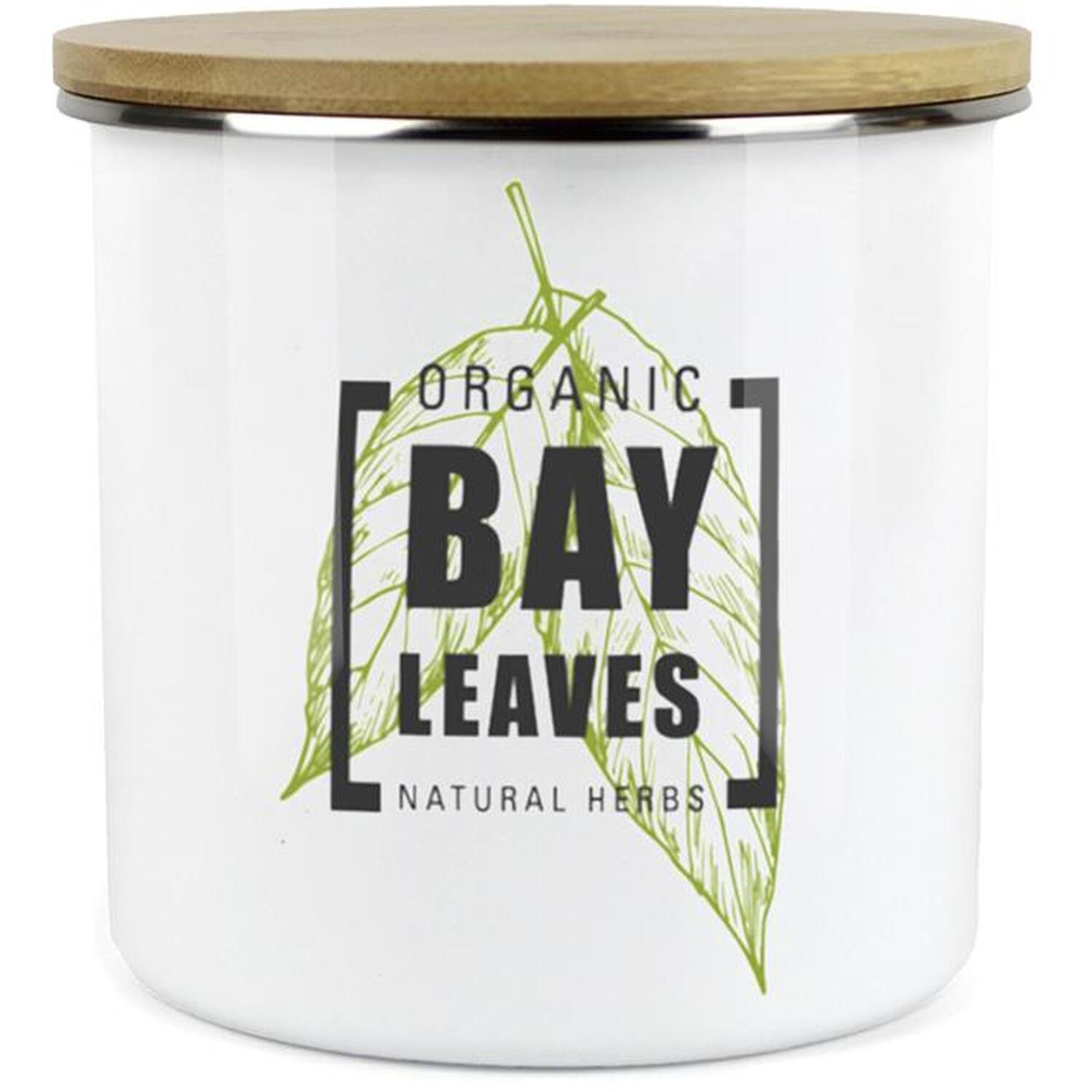 Purely Home Green Label Herbs Storage Canister - Bay Leaves