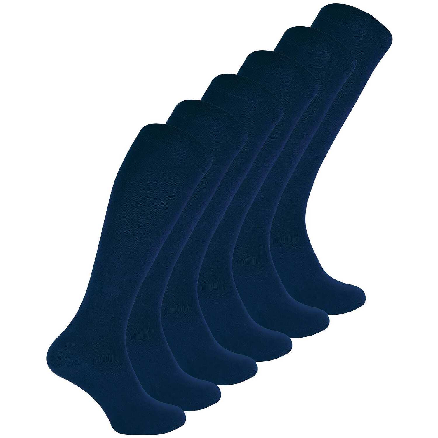 Sock Snob 6 Pairs Ladies Knee High Bamboo Socks - Image 4
