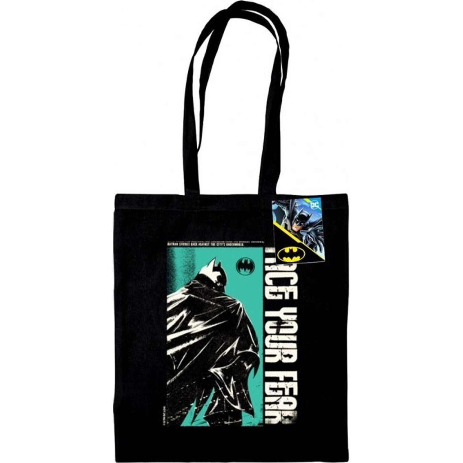 Batman Face Your Fear Tote Bag - Black