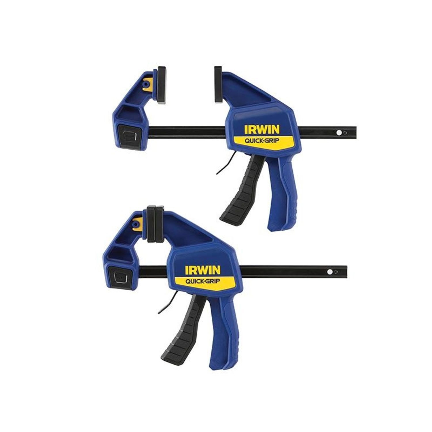 - Irwin Quick-Grip Quick-Change Medium-Duty Bar Clamp Multi Colour (150mm (6In) Twin Pack) - Image 2