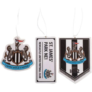 Newcastle United FC Air Freshener (Pack of 3) A