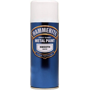 Hammerite Smooth Finish Aerosol - White, 400ml