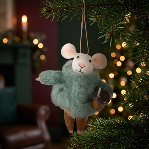 Coffee Cup Mouse Hanging Decoration