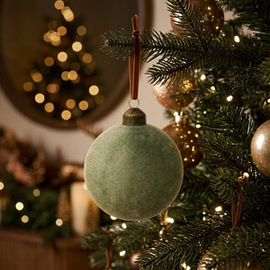 Flocked Bauble