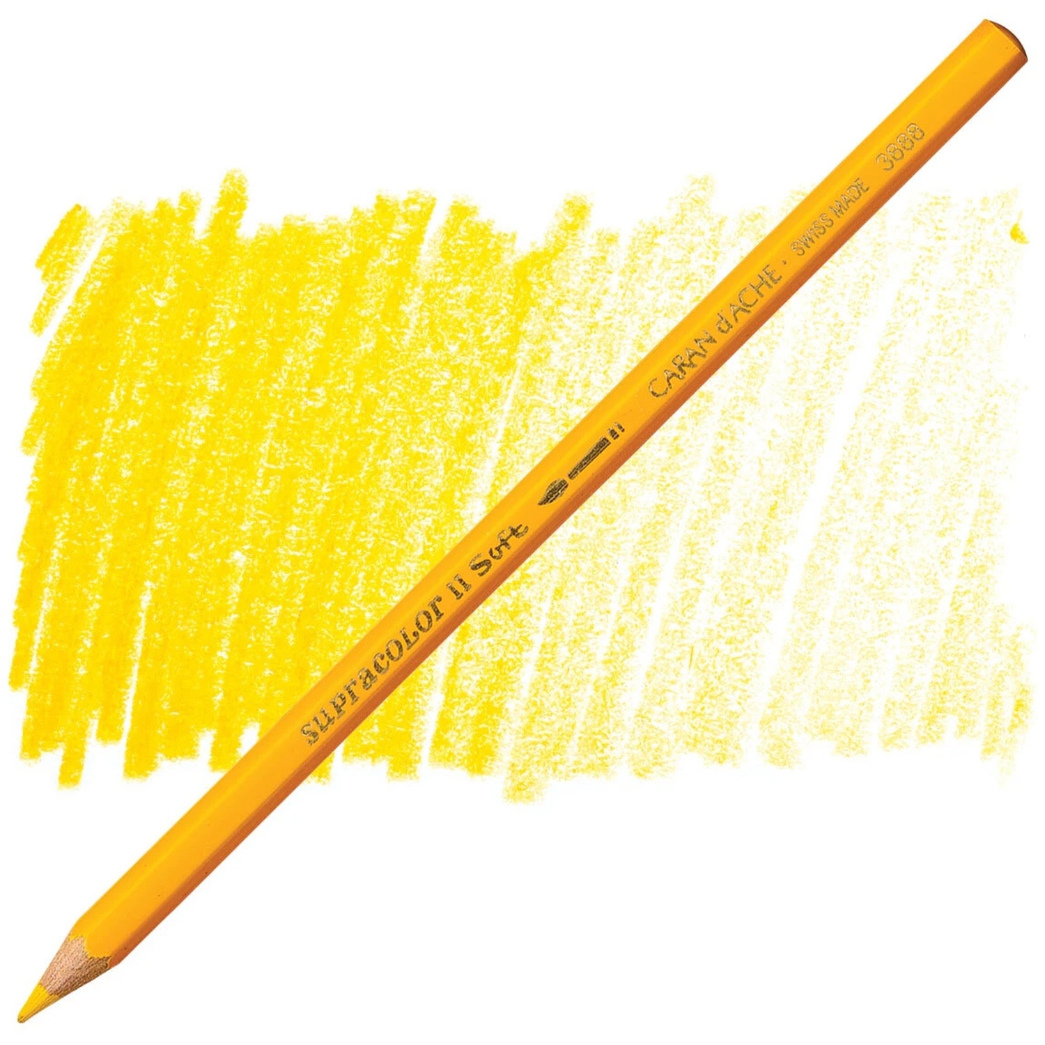 B&Q - Caran D'ache Supracolor Ii Golden Yellow Watersoluble Artist Aquarelle Colour PencilJaune D'or 020 - Image 2