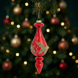Glitter Holly Droplet